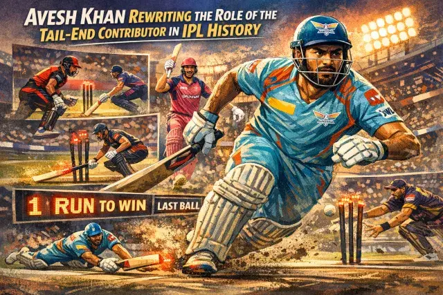 Avesh Khan Quietly Rewrites the Role of the Tail-End Contributor in IPL History